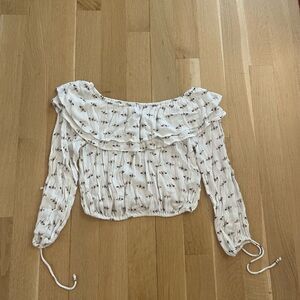 White blouse from Abercrombie&Fitch